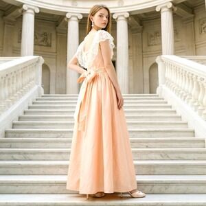 jessica mcclintock bridesmaid dresses Jessica McClintock 700104 Size 6 Ivory/Nude